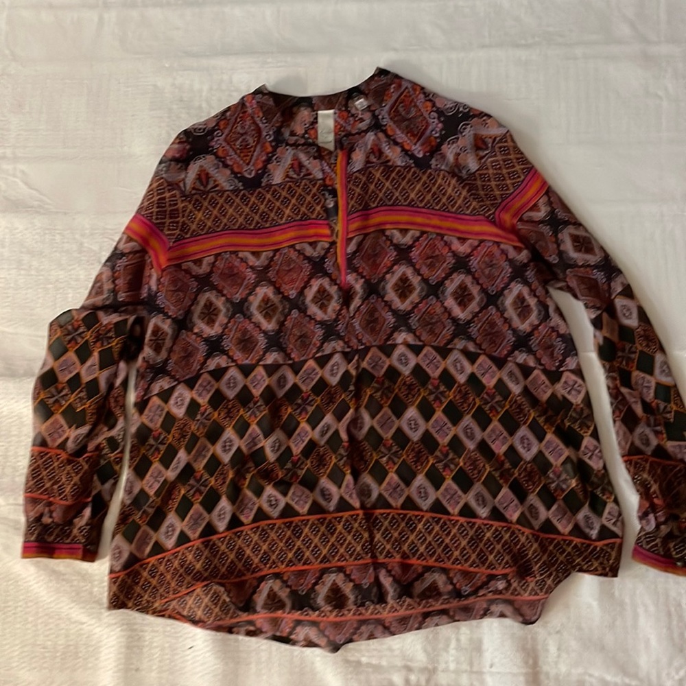 Silk top blouse